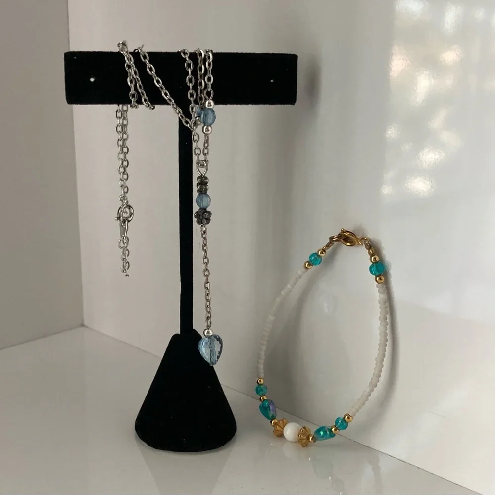 Vintage Girls Fashion Jewelry, The Children’s Place, Necklace and Bracelet.